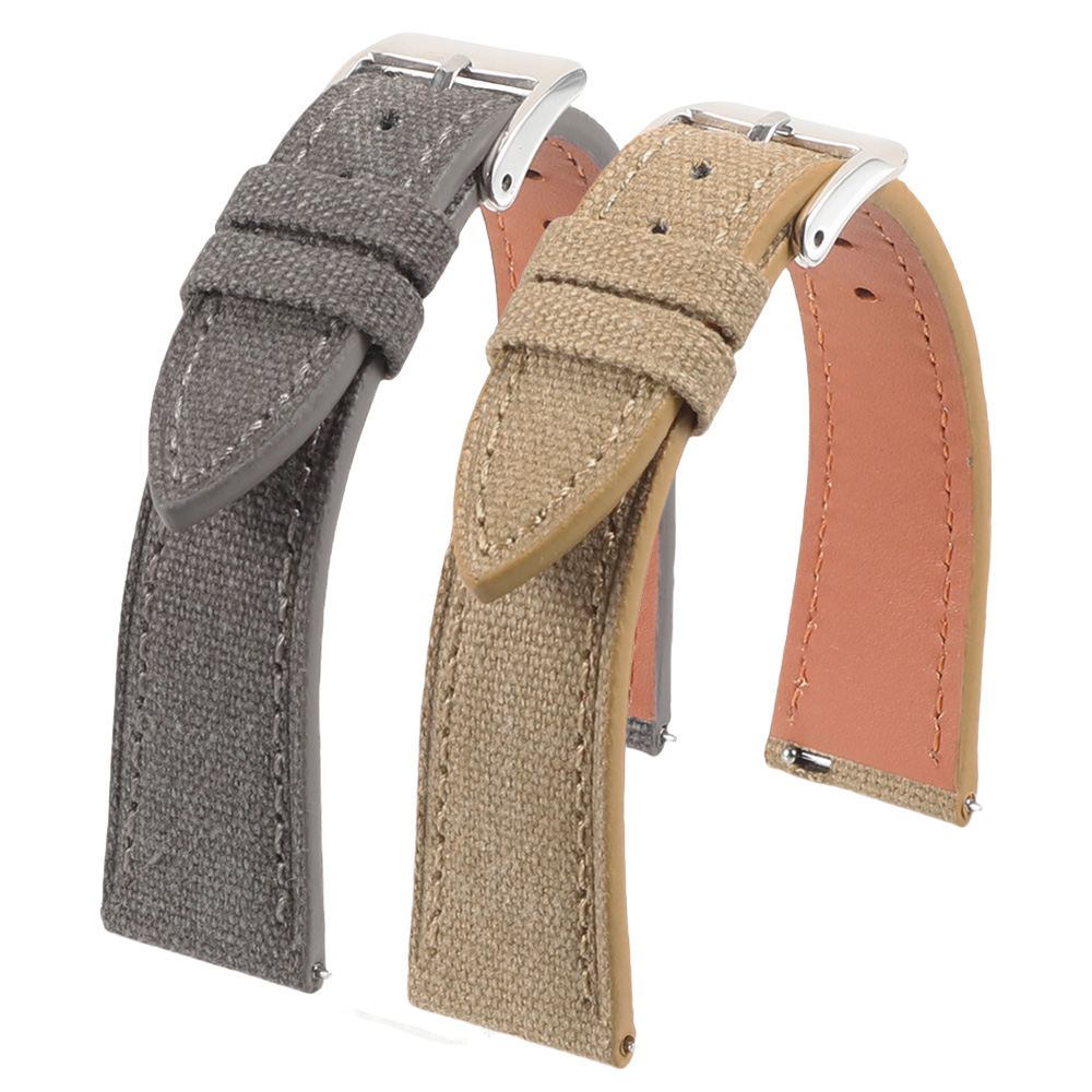 Handcrafted Slim Watch Strap 2 - Canvas Strap Watch avis et prix