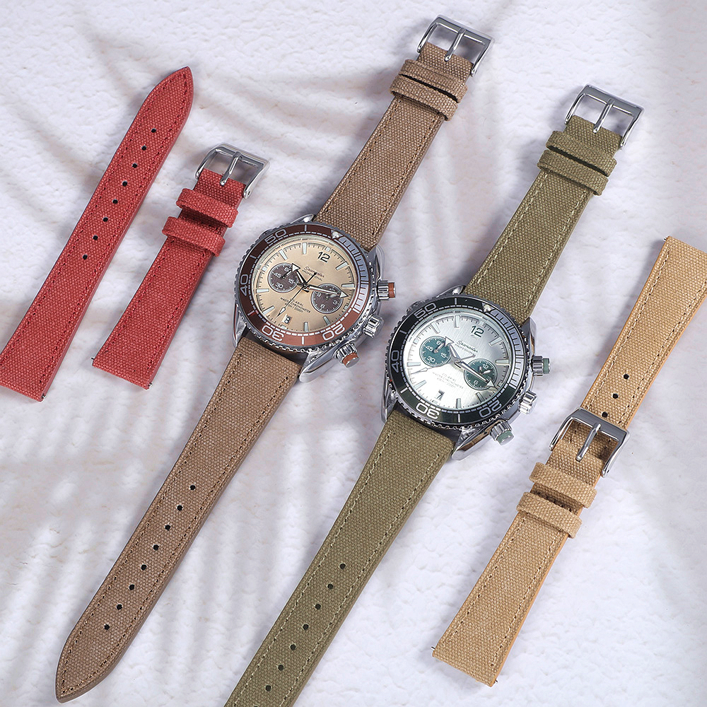 Handcrafted Slim Watch Strap 2 - Canvas Strap Watch avis et prix