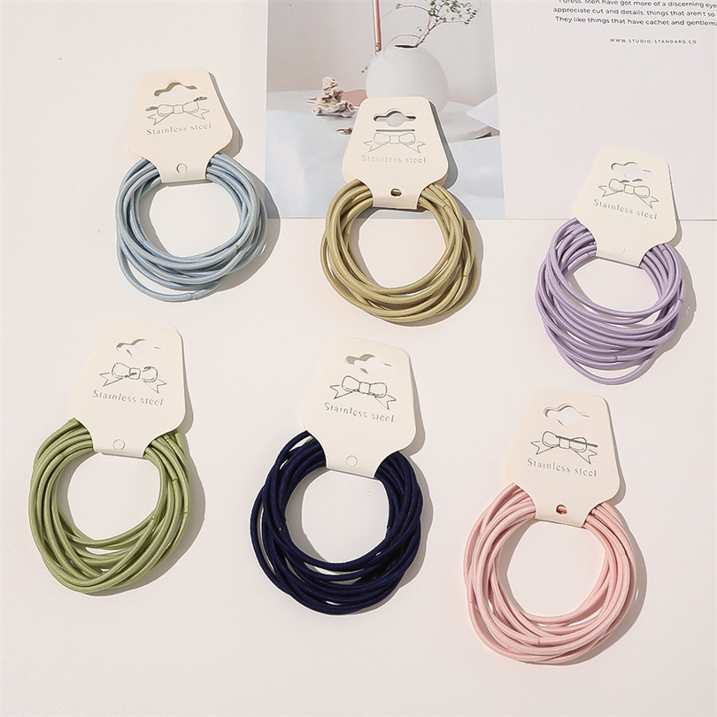 10PCS Women Girls Simple Basic - Silicone Band Women avis et prix