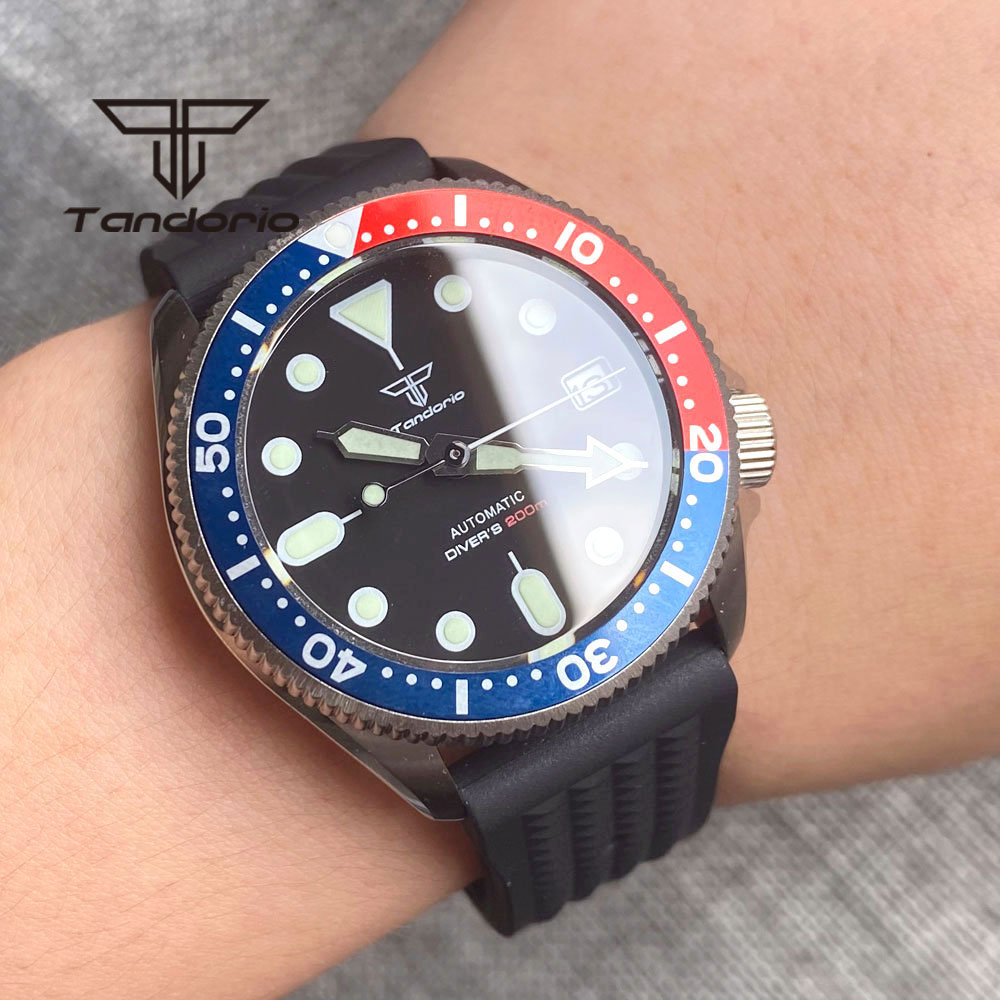 Tandorio NH35A 37mm Automatic  - Rubber Strap Diver avis et prix