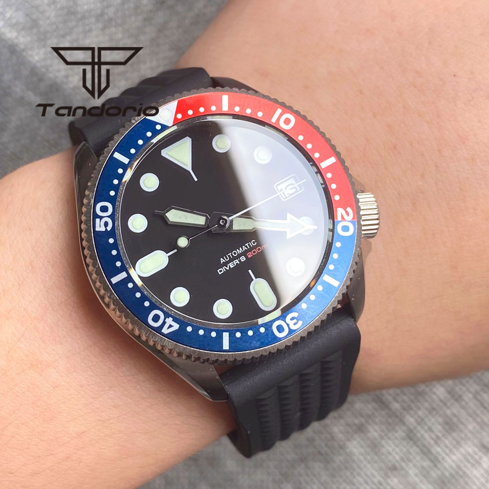 Tandorio NH35A 37mm Automatic  - Rubber Strap Diver avis et prix