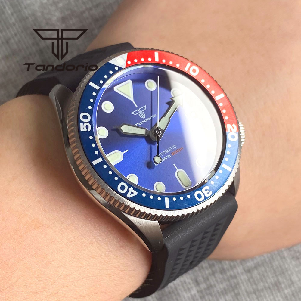 Tandorio NH35A 37mm Automatic  - Rubber Strap Diver avis et prix