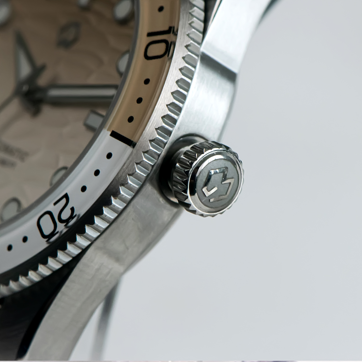 40mm Diver Watch Texture Men's - Rubber Strap Diver avis et prix