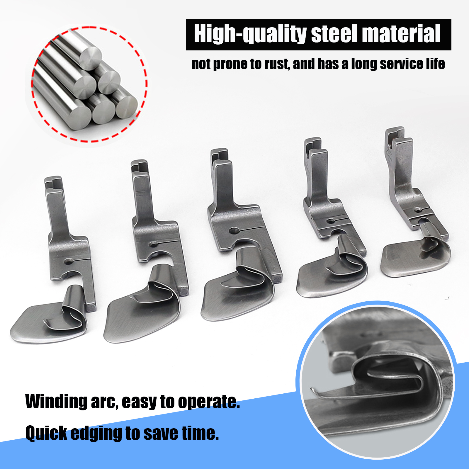 Curved Scroll Hemmer Foot 3.2- - Curved Spring Bar avis et prix