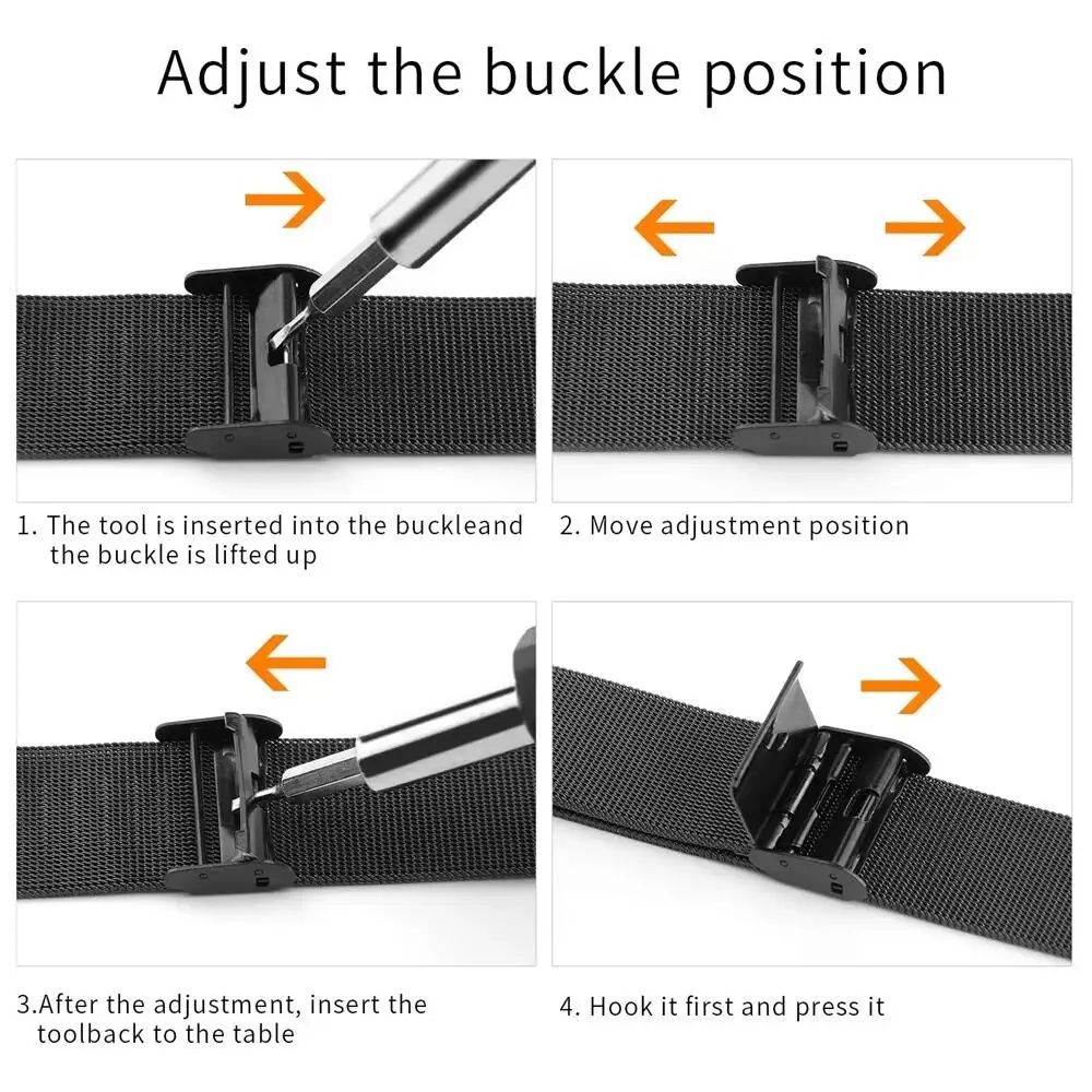 Metal Bands for Fitbit Versa 4 - Mesh Strap Metal avis et prix
