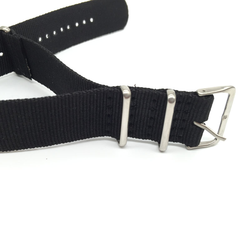 Black Nylon Strap for 16mm 18m - Nato Strap Nylon avis et prix