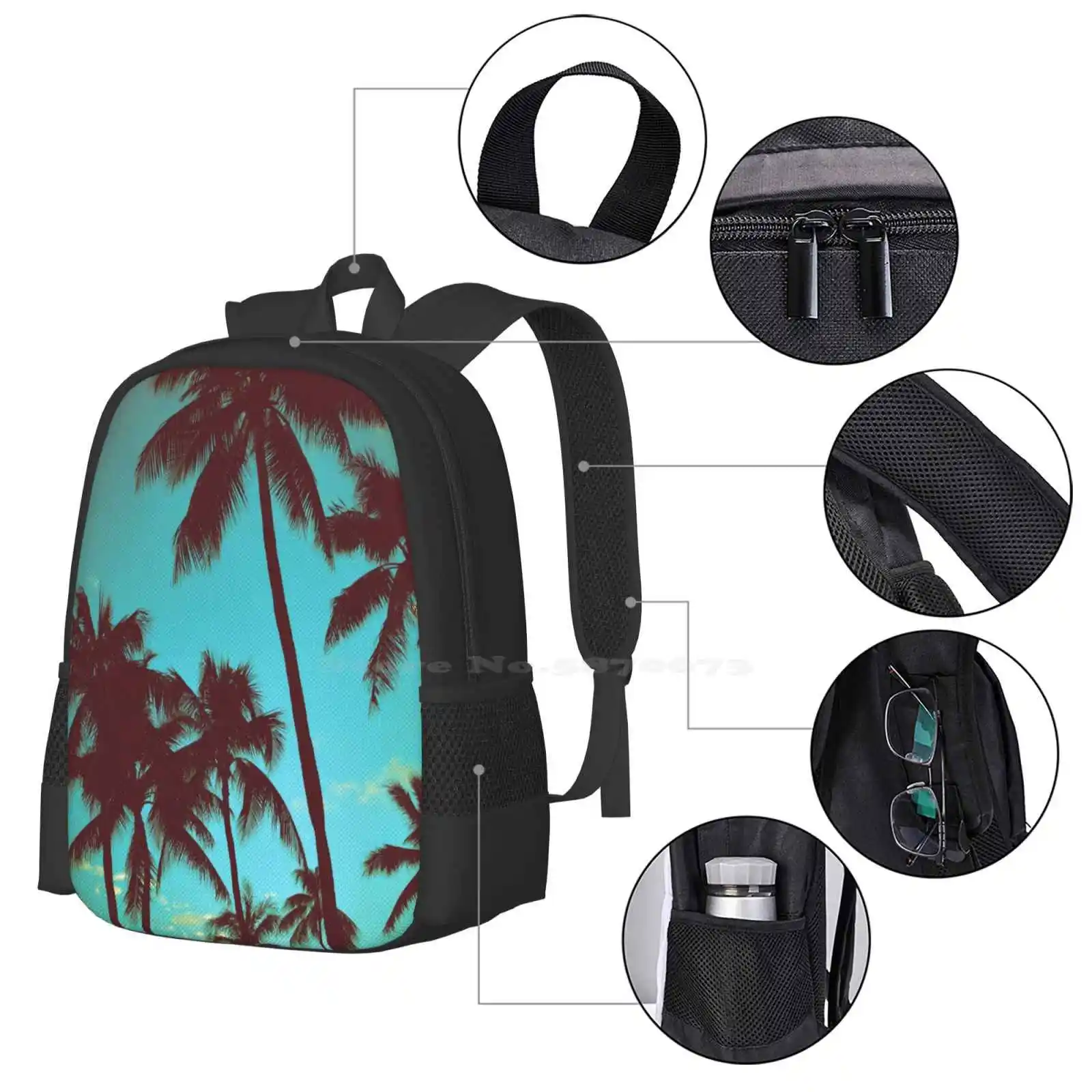 Vintage Tropical Palms Pattern - Tropic Strap Vintage avis et prix