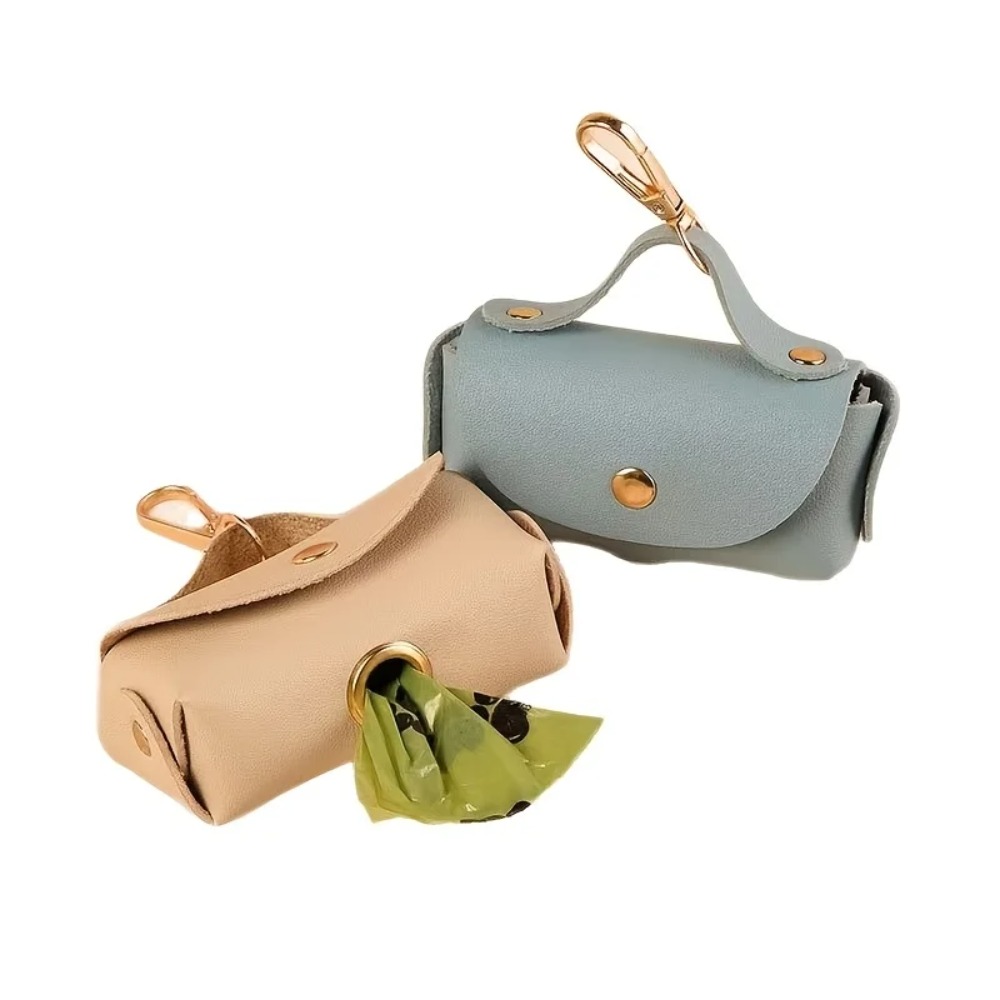 Elegant Leather Dog Poop Bag C - Leather Strap Quick Release avis et prix