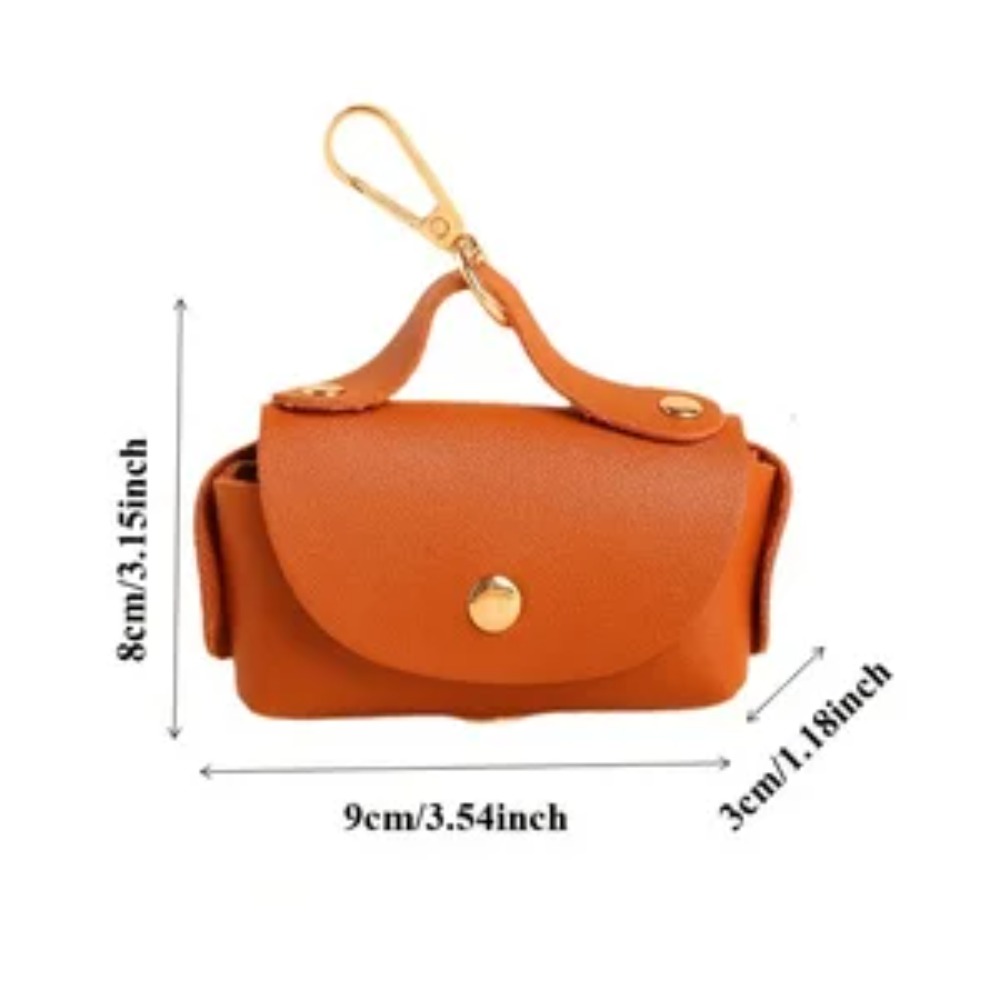 Elegant Leather Dog Poop Bag C - Leather Strap Quick Release avis et prix