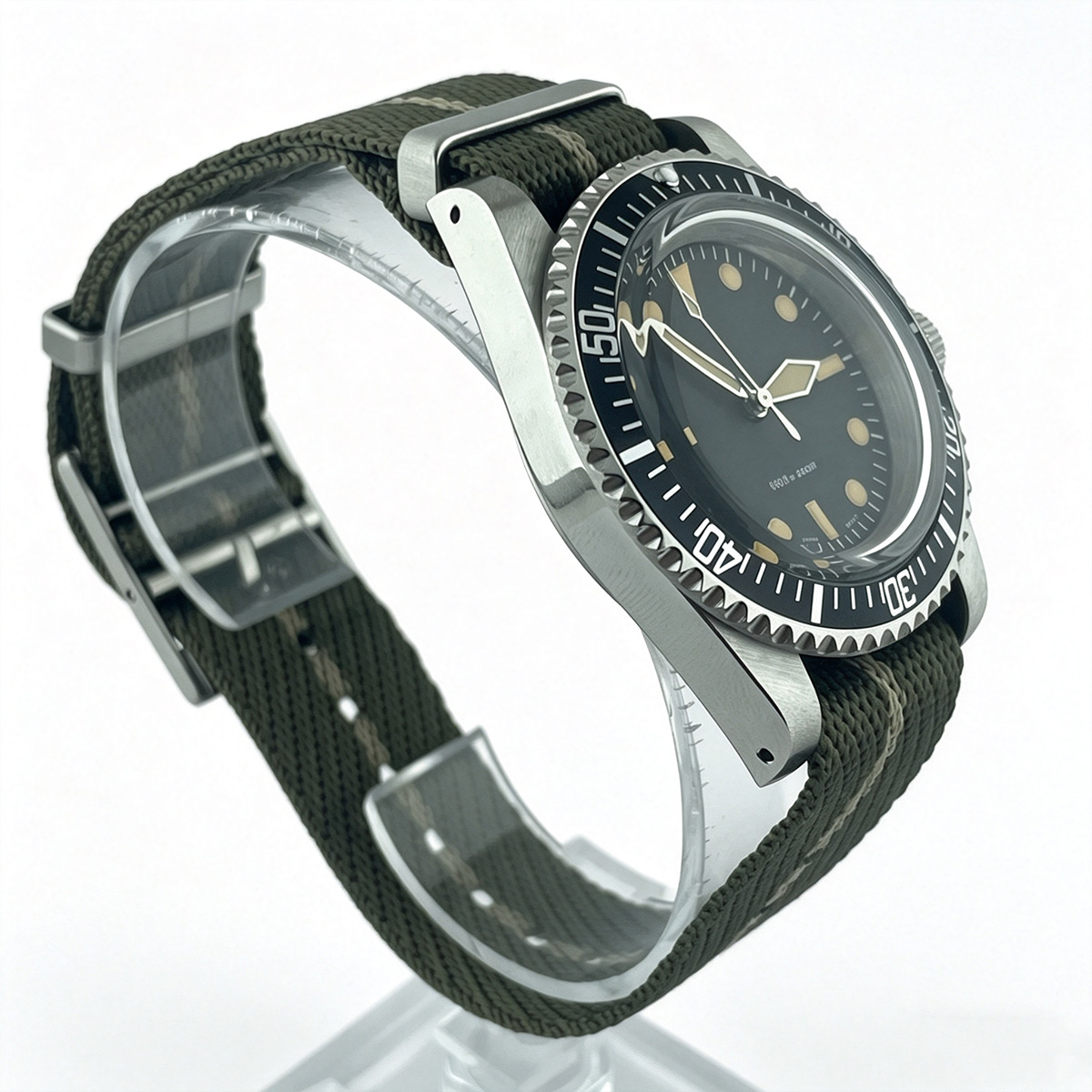 39.5mm Diver Retro watch acryl - Tropic Strap Vintage avis et prix