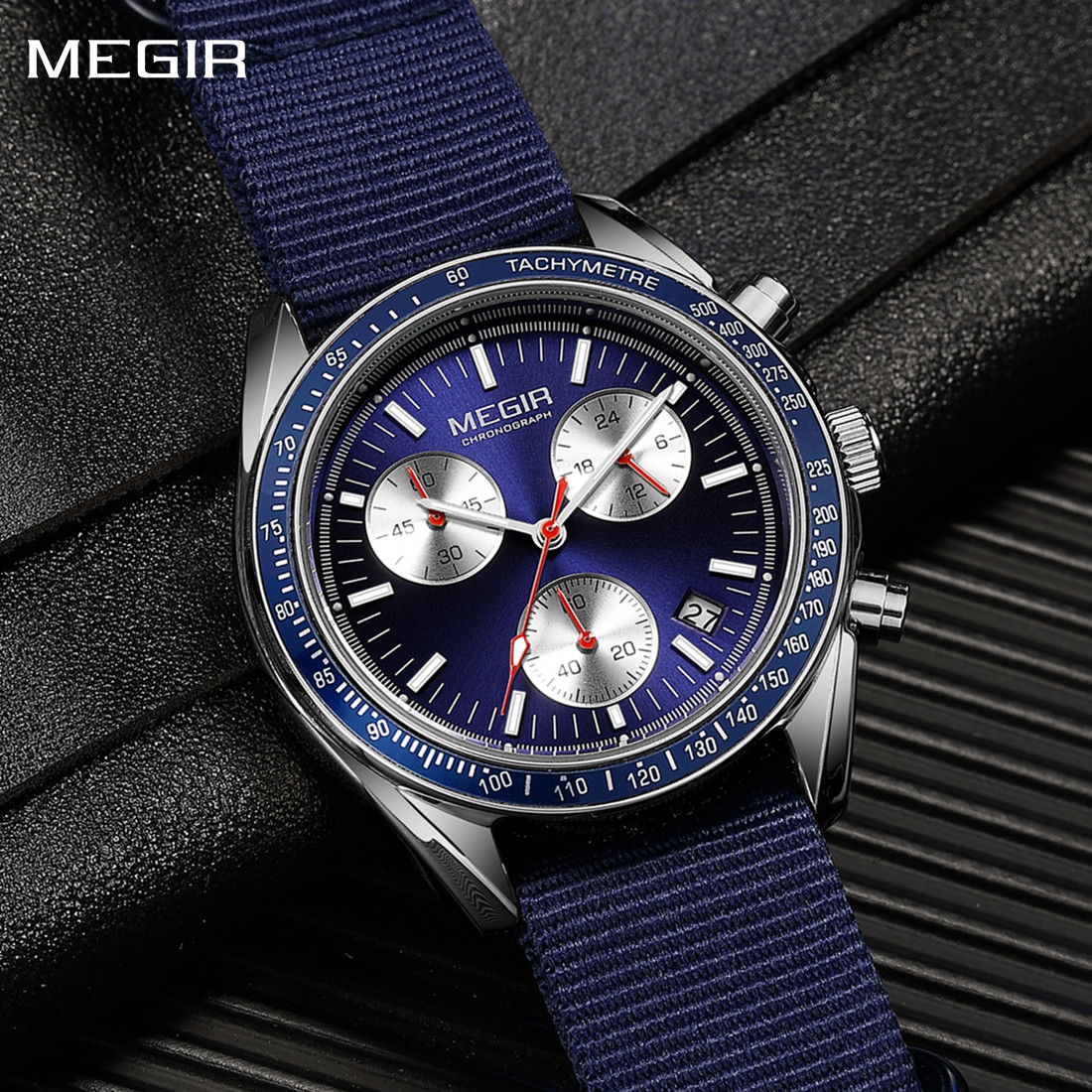 MEGIR Chronograph Canvas Strap - Canvas Strap Watch avis et prix