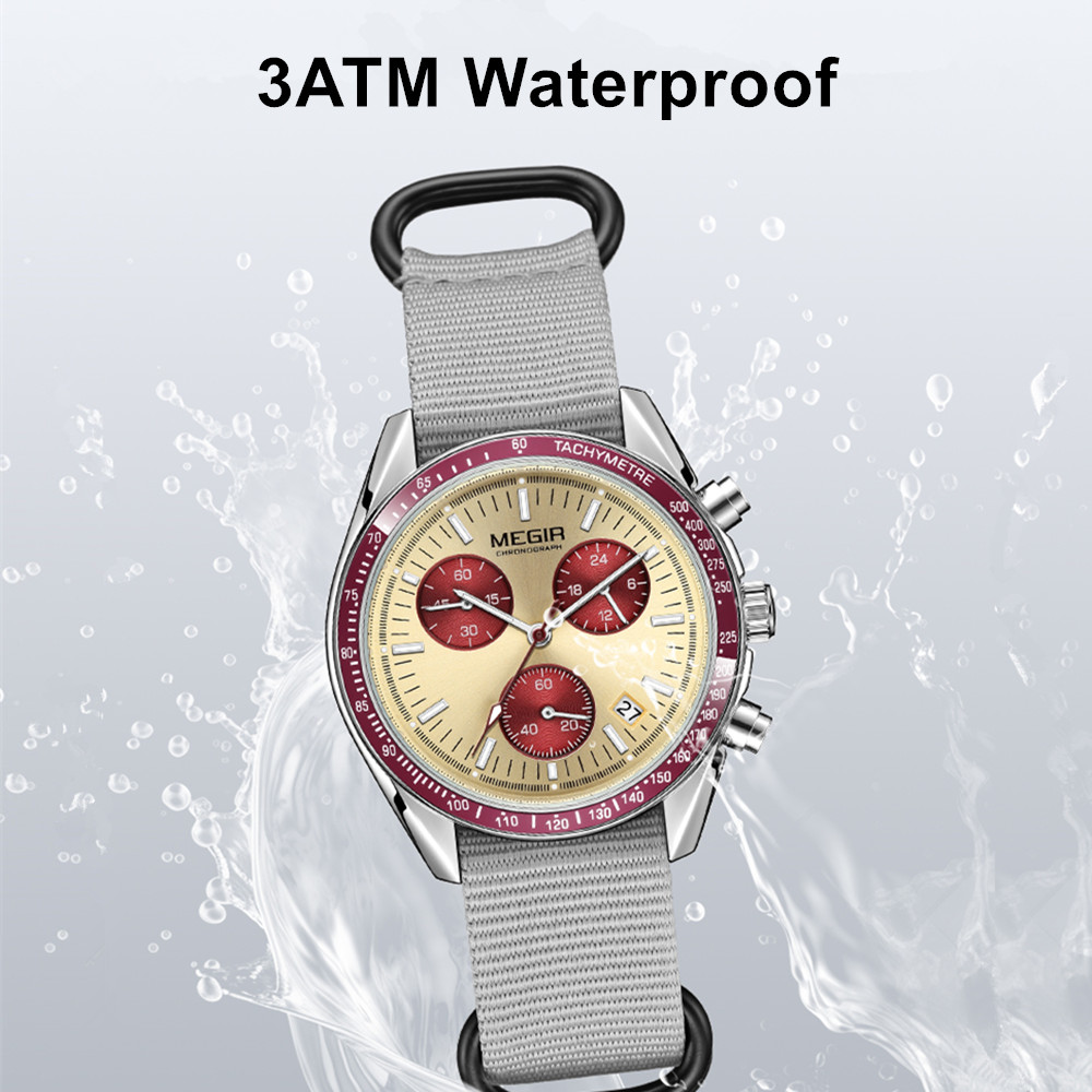 MEGIR Chronograph Canvas Strap - Canvas Strap Watch avis et prix