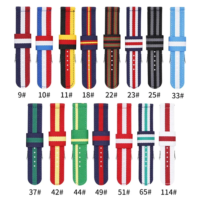 20mm 22mm Woven Nylon Strap fo - Nato Strap Nylon avis et prix
