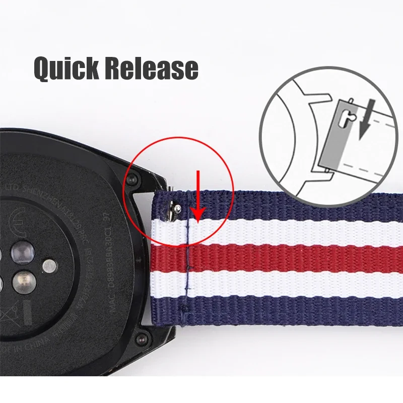 20mm 22mm Woven Nylon Strap fo - Nato Strap Nylon avis et prix