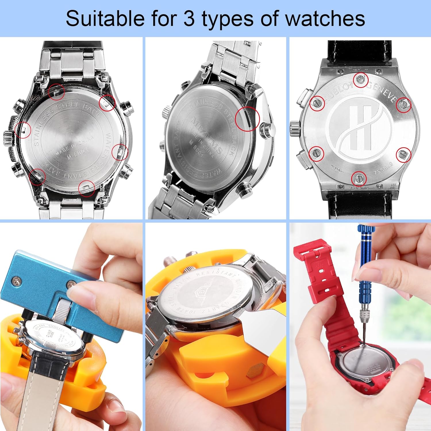 32 pcs Watch Battery Replaceme - Spring Bar Tool Set avis et prix