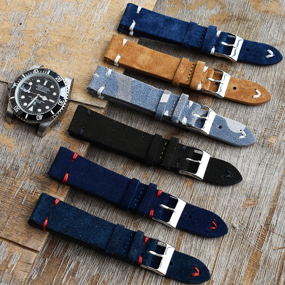 High Quality Vintage Suede Lea - Suede Strap Watch avis et prix