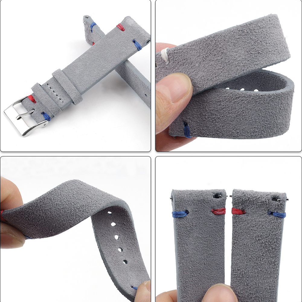 High Quality Vintage Suede Lea - Suede Strap Watch avis et prix