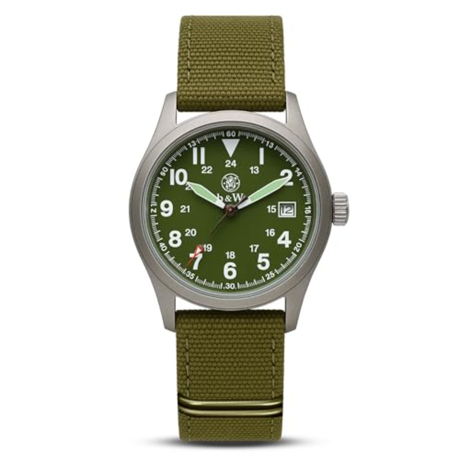 Men's Military Watch, 3 Interc - Canvas Strap Watch avis et prix