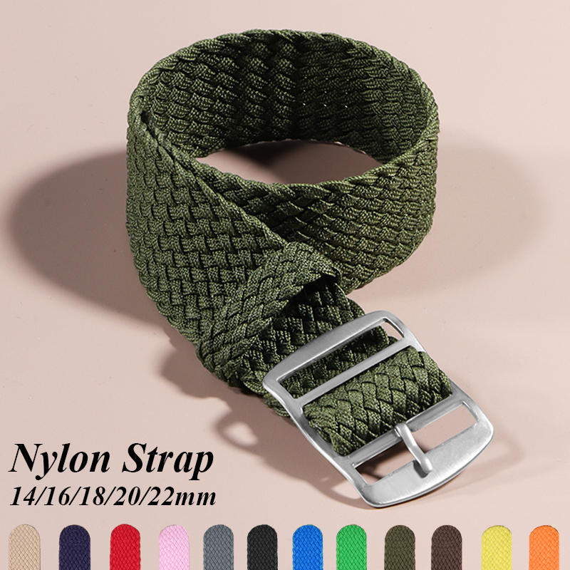 16mm 18mm 20mm 22mm Nylon Canv - Perlon Strap Woven avis et prix