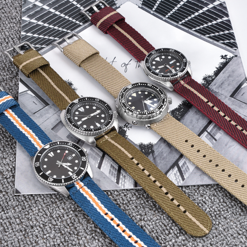 Woven Nylon Strap 18mm 20mm 22 - Nato Strap Nylon avis et prix