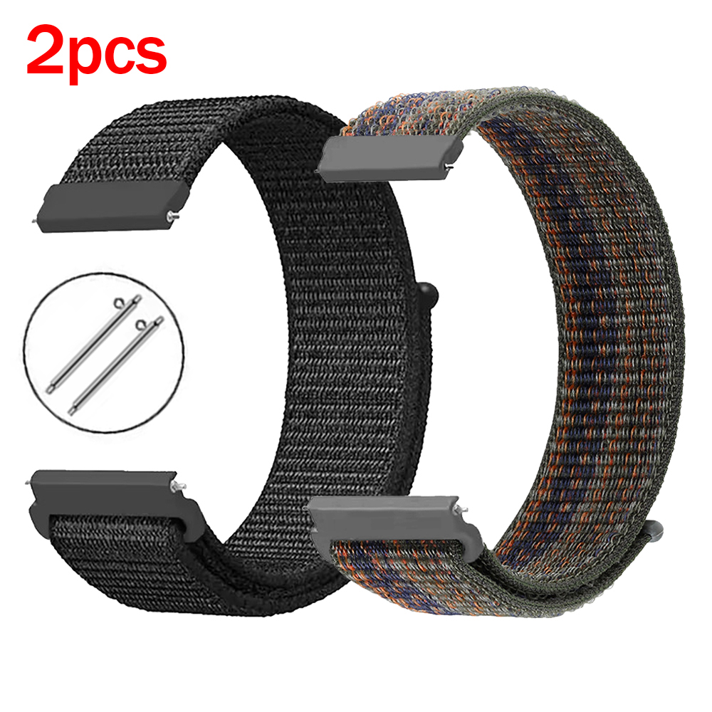 2Pcs 22mm Nylon Sport Strap Fo - Sport Loop Velcro avis et prix