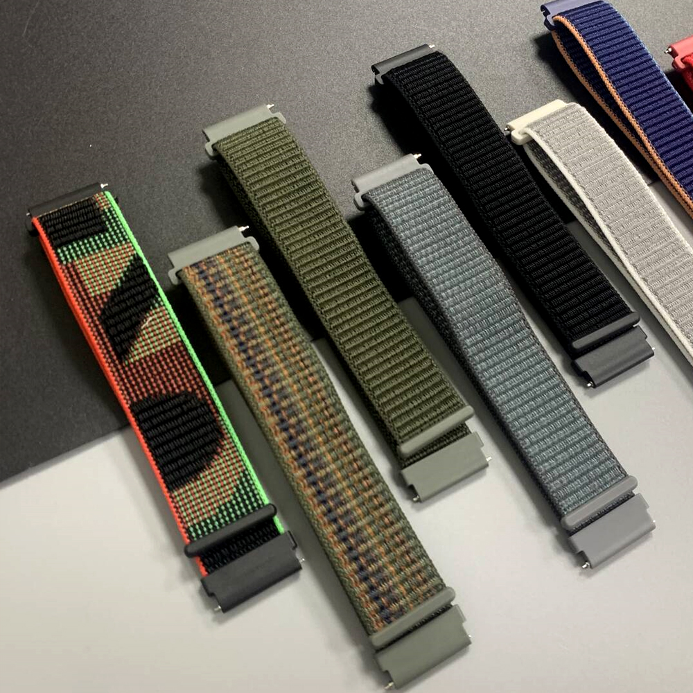 2Pcs 22mm Nylon Sport Strap Fo - Sport Loop Velcro avis et prix