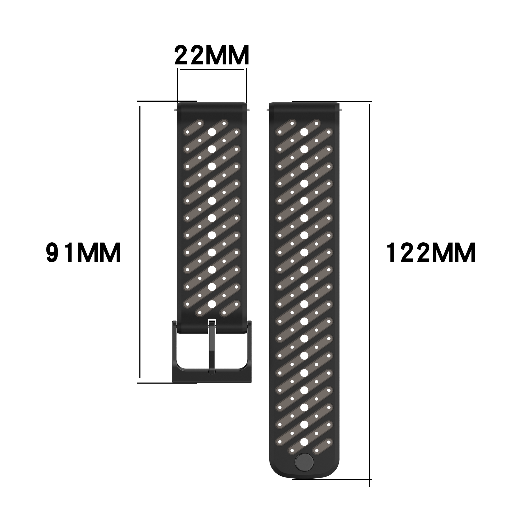Silicone Sports Band For Suunt - Silicone Watch Band 22Mm avis et prix
