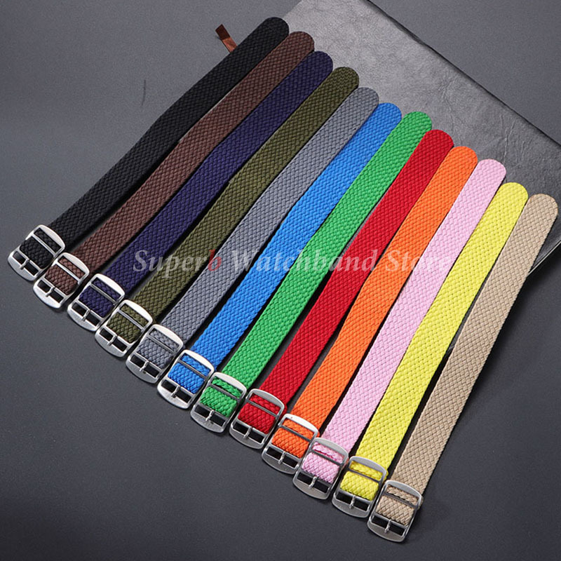 Nylon Woven Canvas Watch Band  - Perlon Strap Woven avis et prix