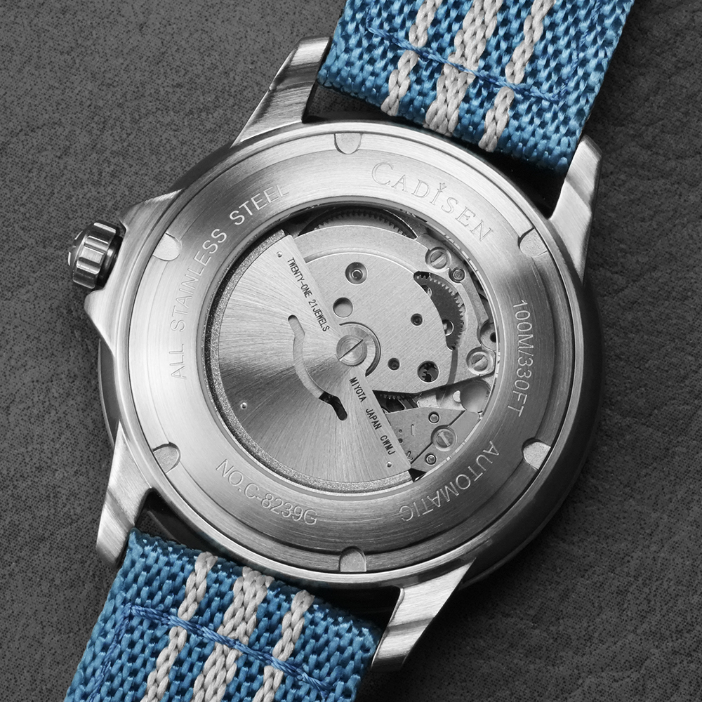 CADISEN Deep Explorer MIYOTA 8 - Canvas Strap Watch avis et prix