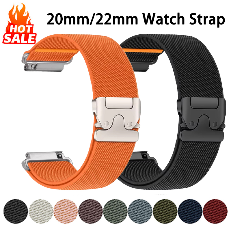 20mm 22mm band For Amazfit bip - Parachute Strap Elastic avis et prix