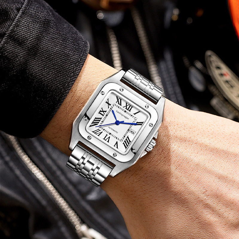 High-End Luxury Square Automat - Butterfly Clasp Deployant avis et prix