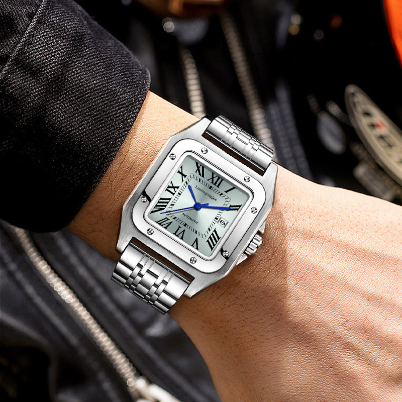 High-End Luxury Square Automat - Butterfly Clasp Deployant avis et prix