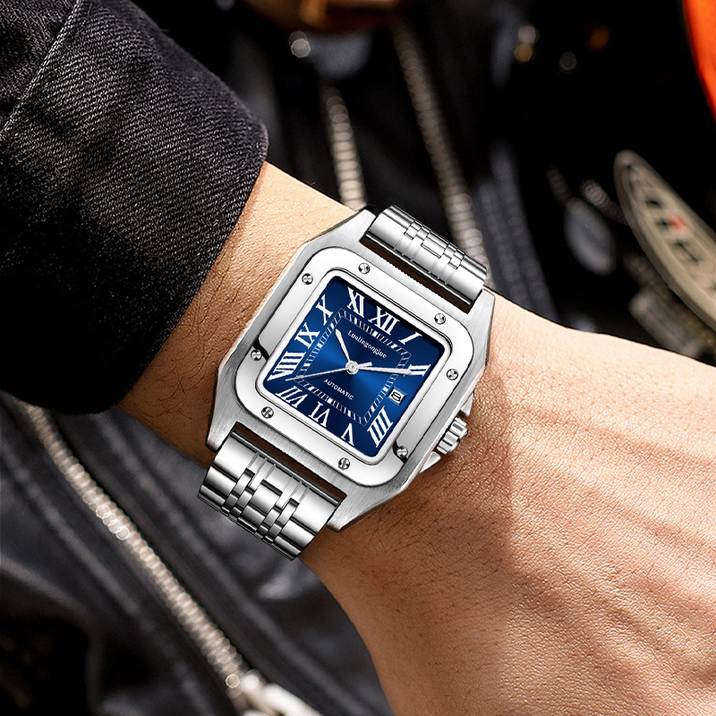 High-End Luxury Square Automat - Butterfly Clasp Deployant avis et prix