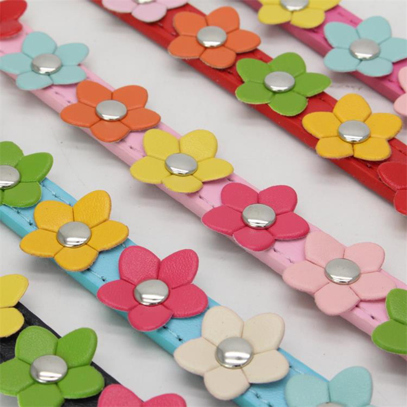 Pu Leather Colorful Flower Stu - Leather Strap Quick Release avis et prix