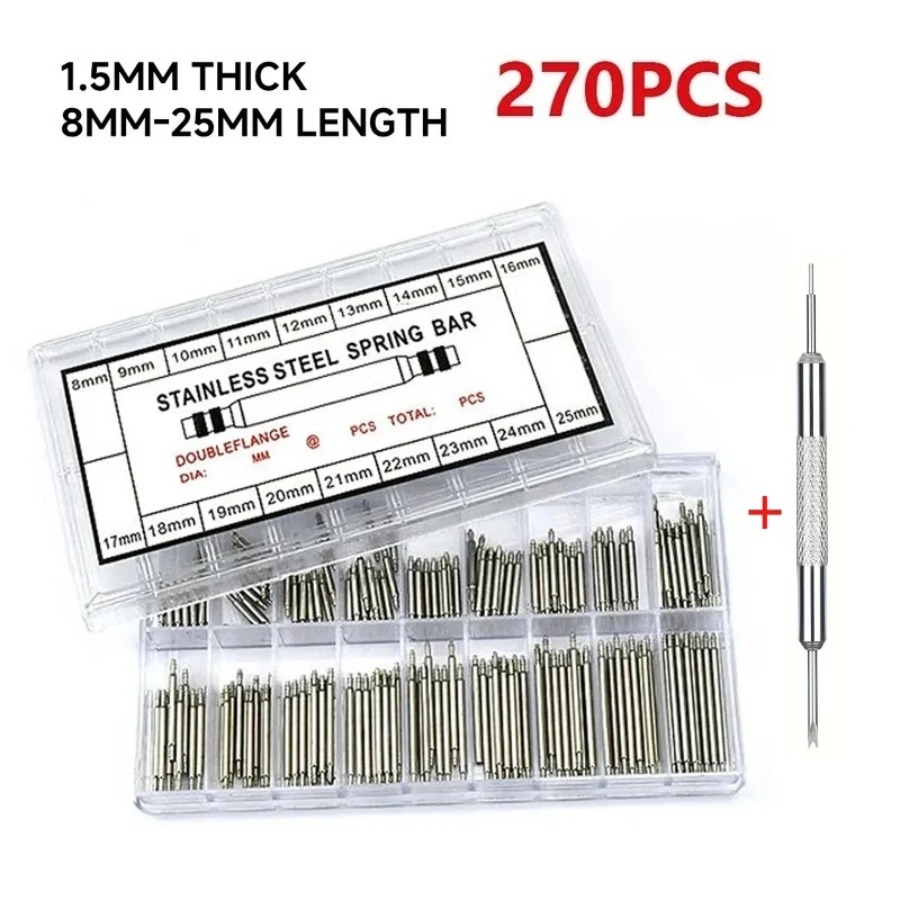 270pcs/Box Strainless Steel Sp - Spring Bar Tool Set avis et prix