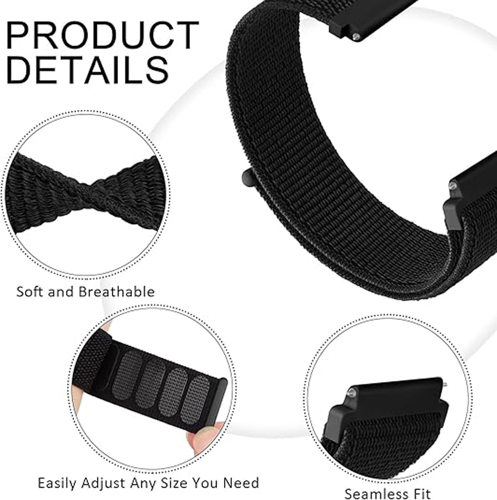 Nylon Breathable Loop Watchban - Sport Loop Velcro avis et prix