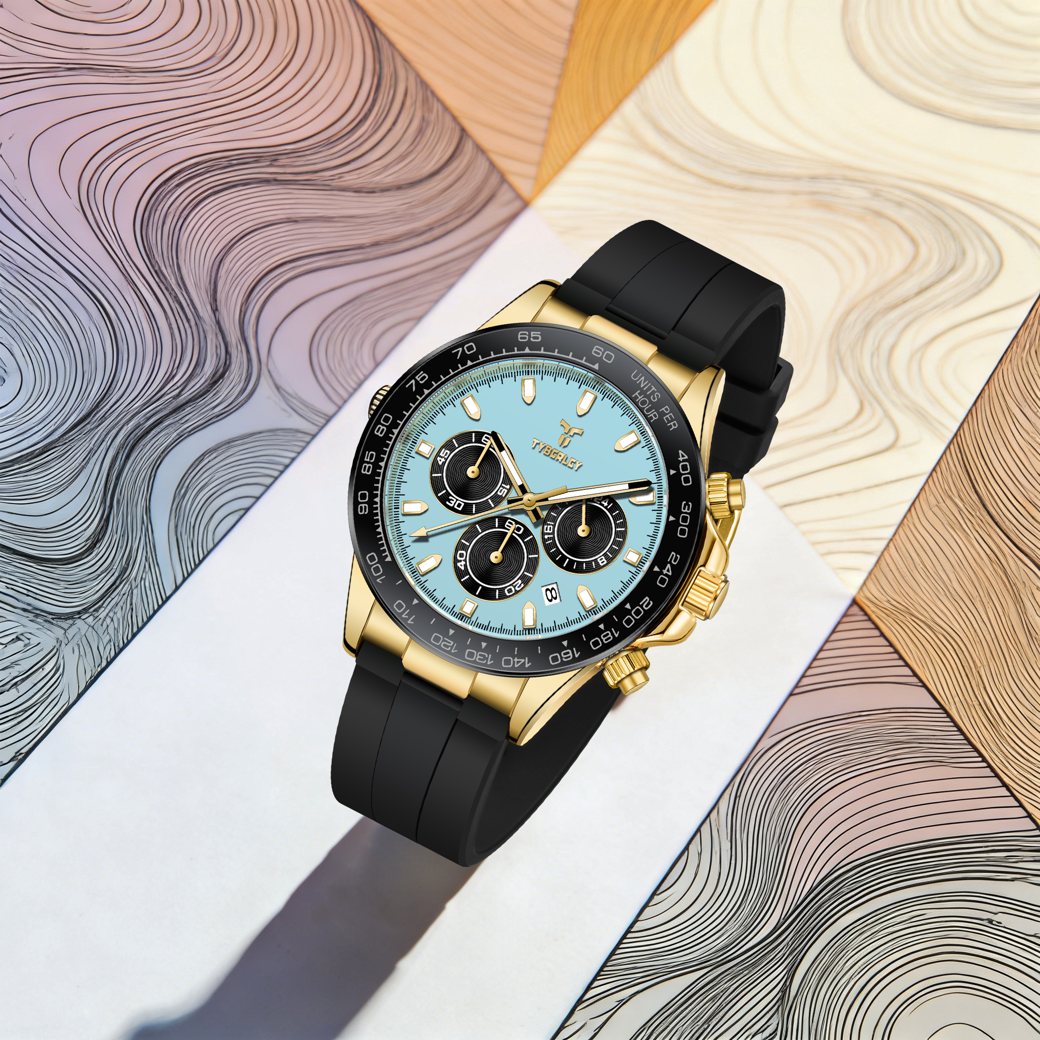 TYBERLEY Sophisticated Eleganc - Rubber Strap Diver avis et prix
