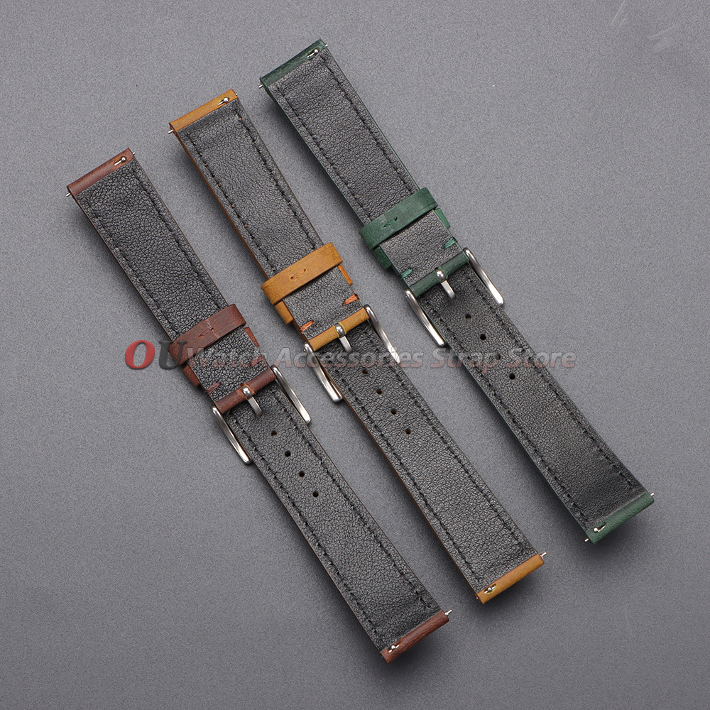 18mm 19mm 20mm 21mm 22mm 24mm  - Leather Strap Quick Release avis et prix