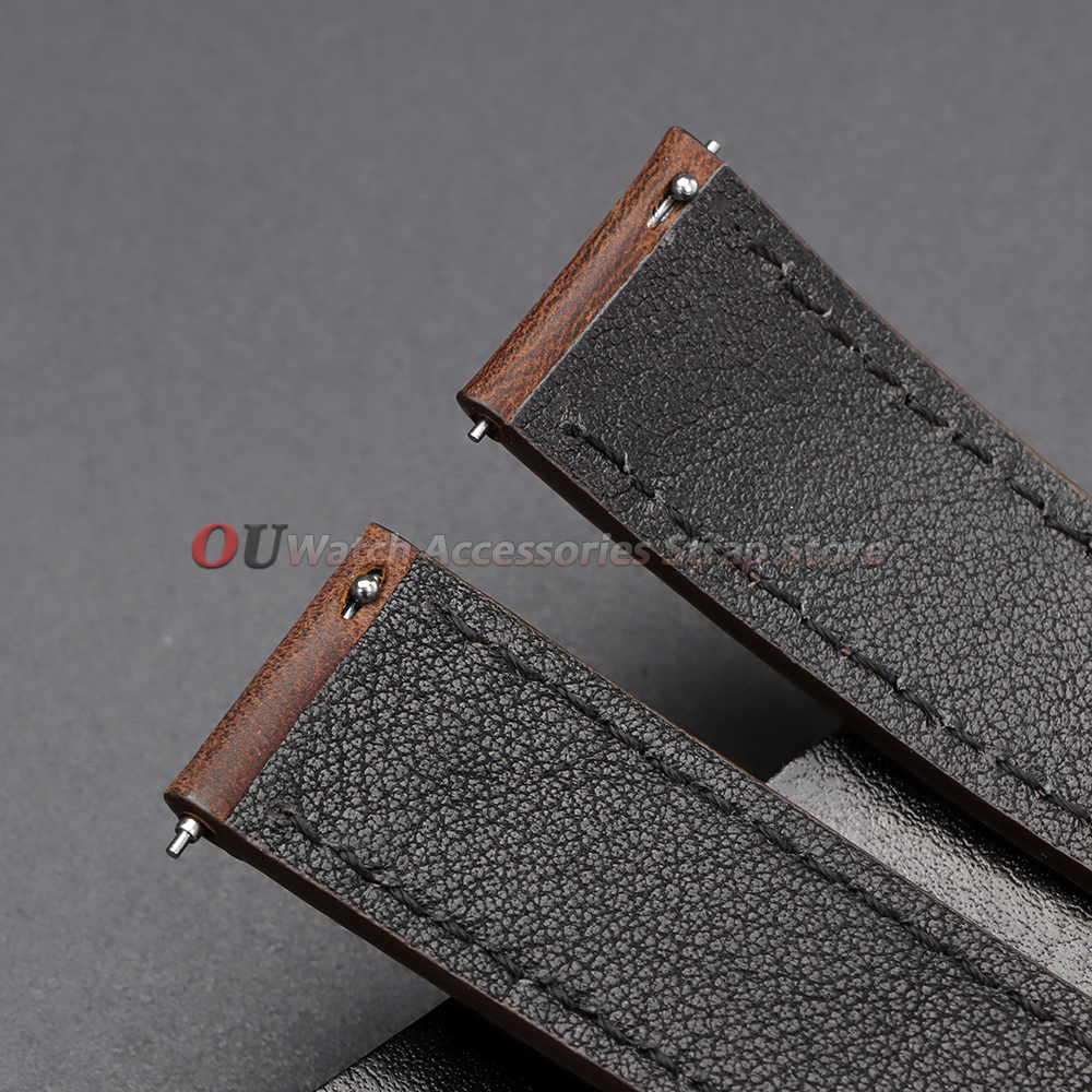 18mm 19mm 20mm 21mm 22mm 24mm  - Leather Strap Quick Release avis et prix