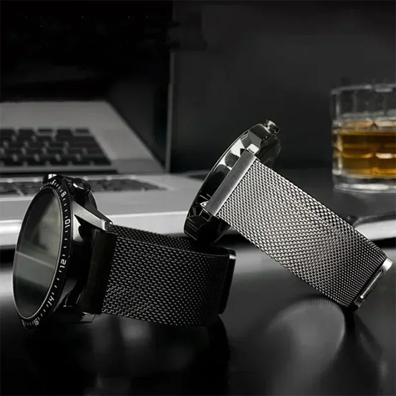 20/22mm Metal Milanese Loop Ba - Milanese Loop Magnetic avis et prix