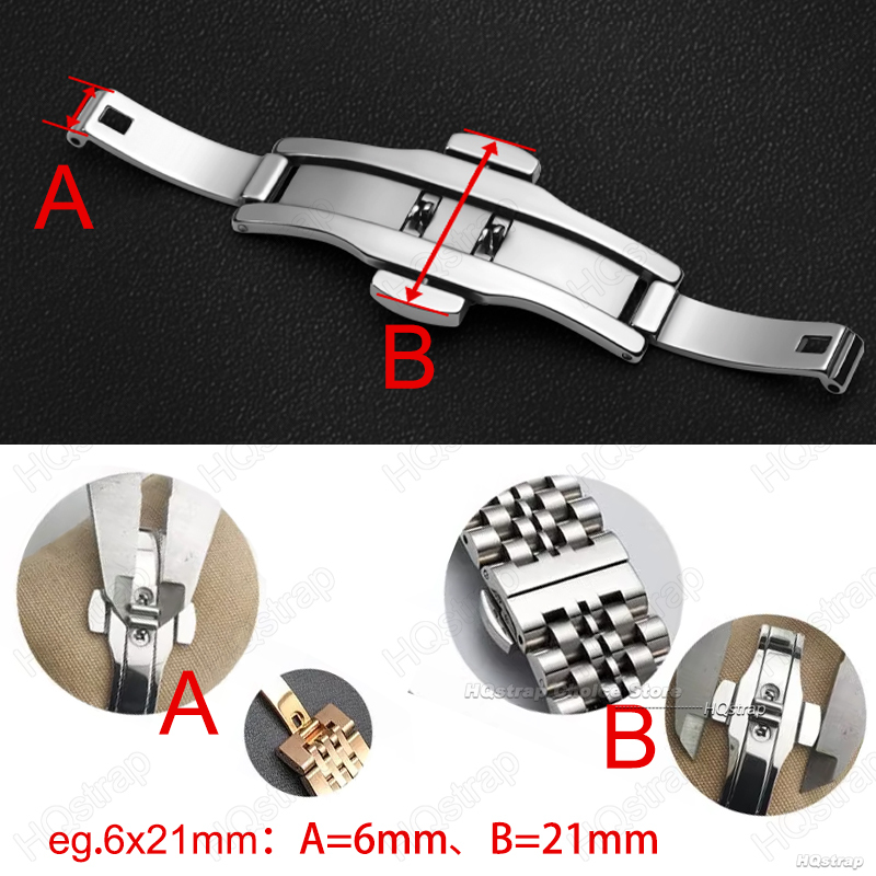 6mmx19/21/23/25mm Butterfly Bu - Butterfly Clasp Deployant avis et prix