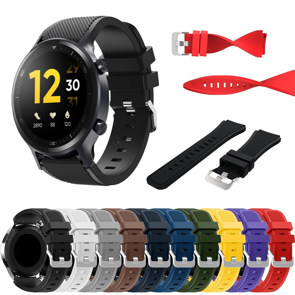 22mm Silicone Strap For Realme - Silicone Watch Band 22Mm avis et prix