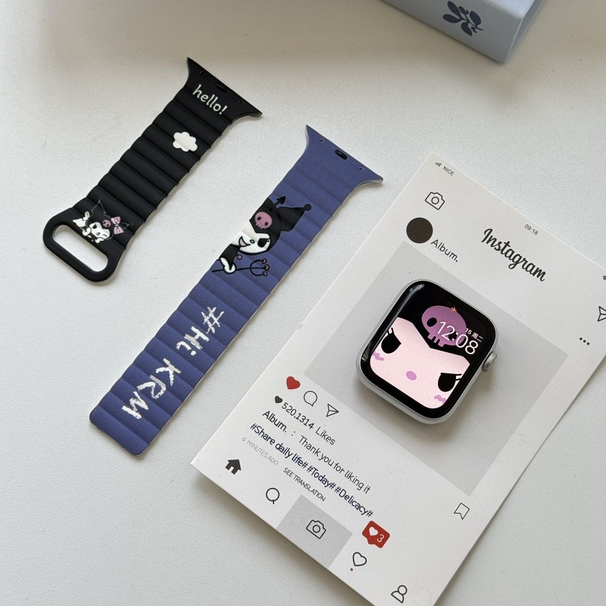 Anime Sanrio Hello Kitty Kurom - Silicone Band Women avis et prix