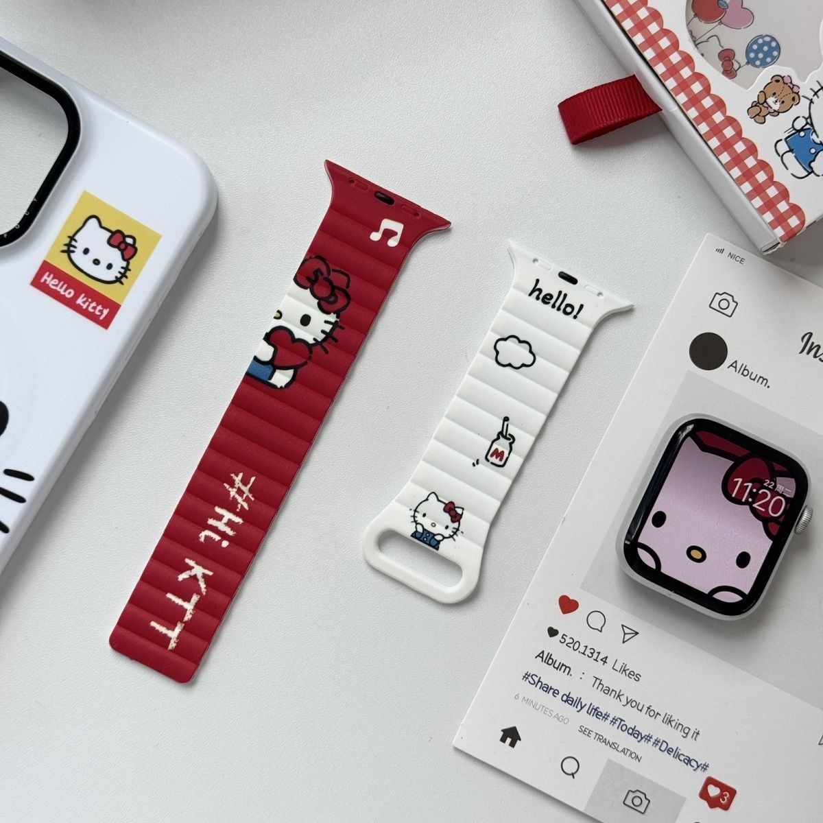 Anime Sanrio Hello Kitty Kurom - Silicone Band Women avis et prix