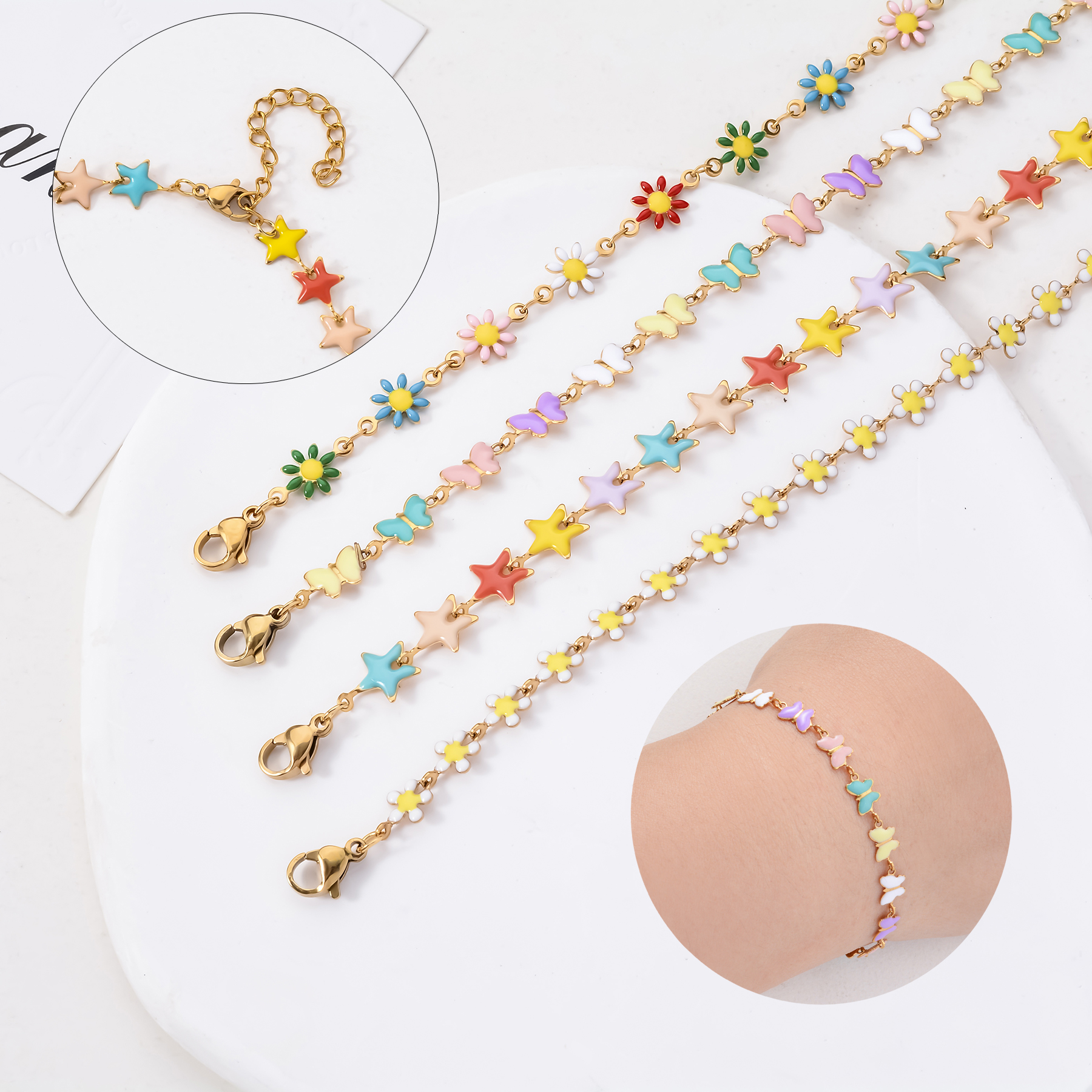1Pcs Stainless Steel For Women - Butterfly Clasp Deployant avis et prix