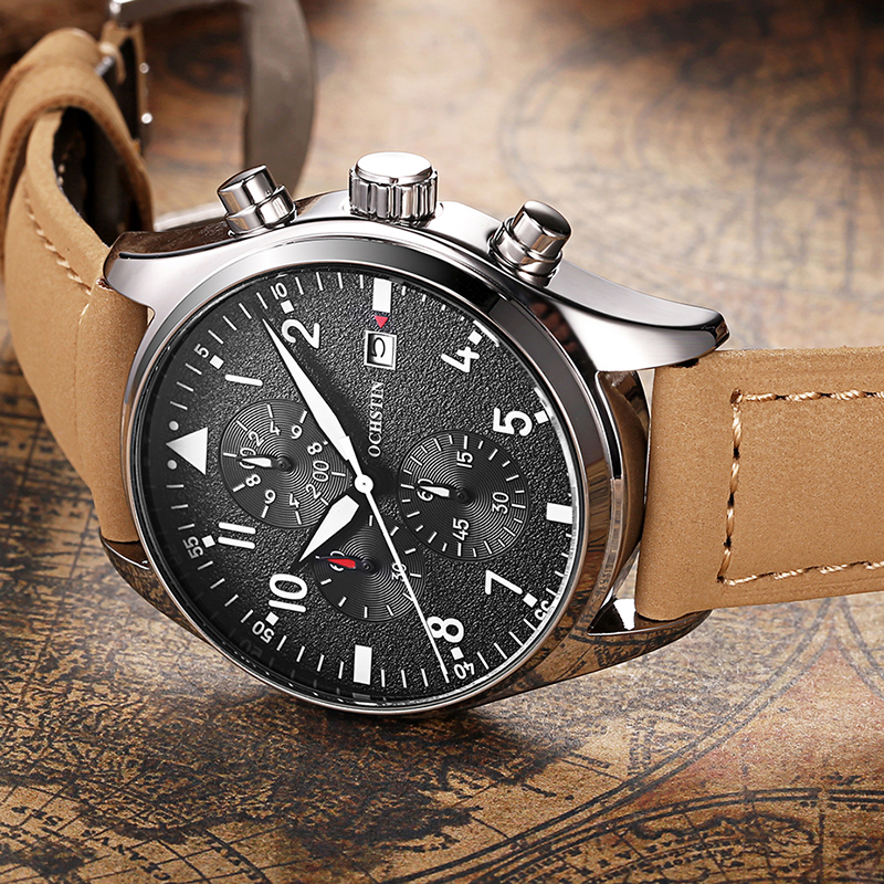 OCHSTIN Original Men Chronogra - Leather Watch Band Men avis et prix