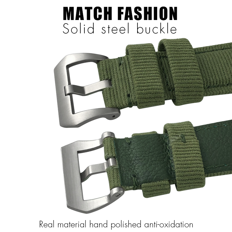 for Panerai 24mm New Nylon Wat - Canvas Strap Watch avis et prix