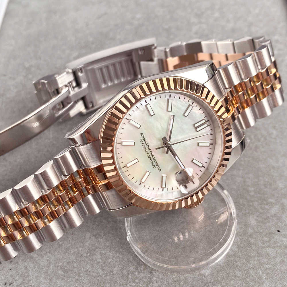 Customized two tone rose gold  - Stainless Bracelet Diver avis et prix
