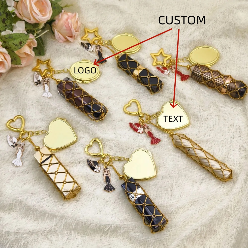 Fashionable Lipstick Storage K - Mesh Strap Metal avis et prix