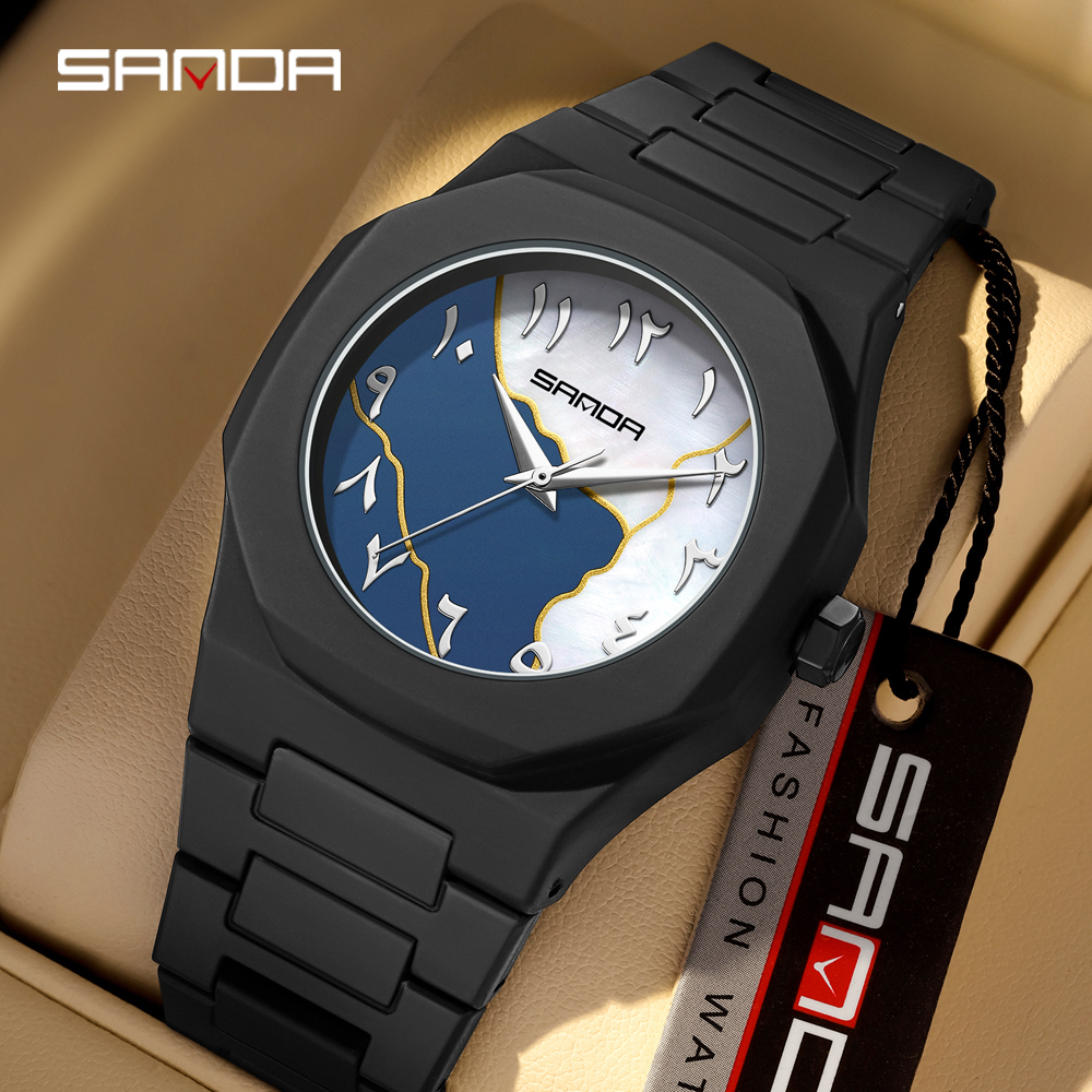 2025 SANDA Fashion Men's and W - Rubber Strap Diver avis et prix